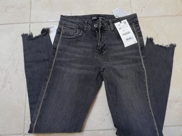 Spodnie jeansowe Zara rozmiar s