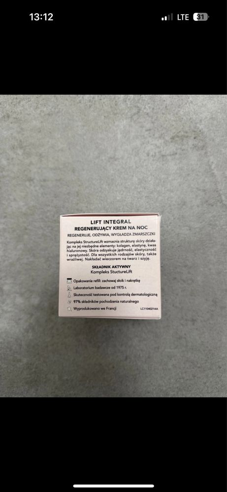 Lierac lift integral krem na noc