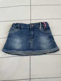 Spódniczka jeans 74 cm 6-9m