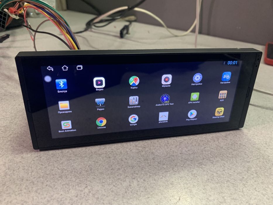 Универсальная 1din магнитола android GPS-навигация