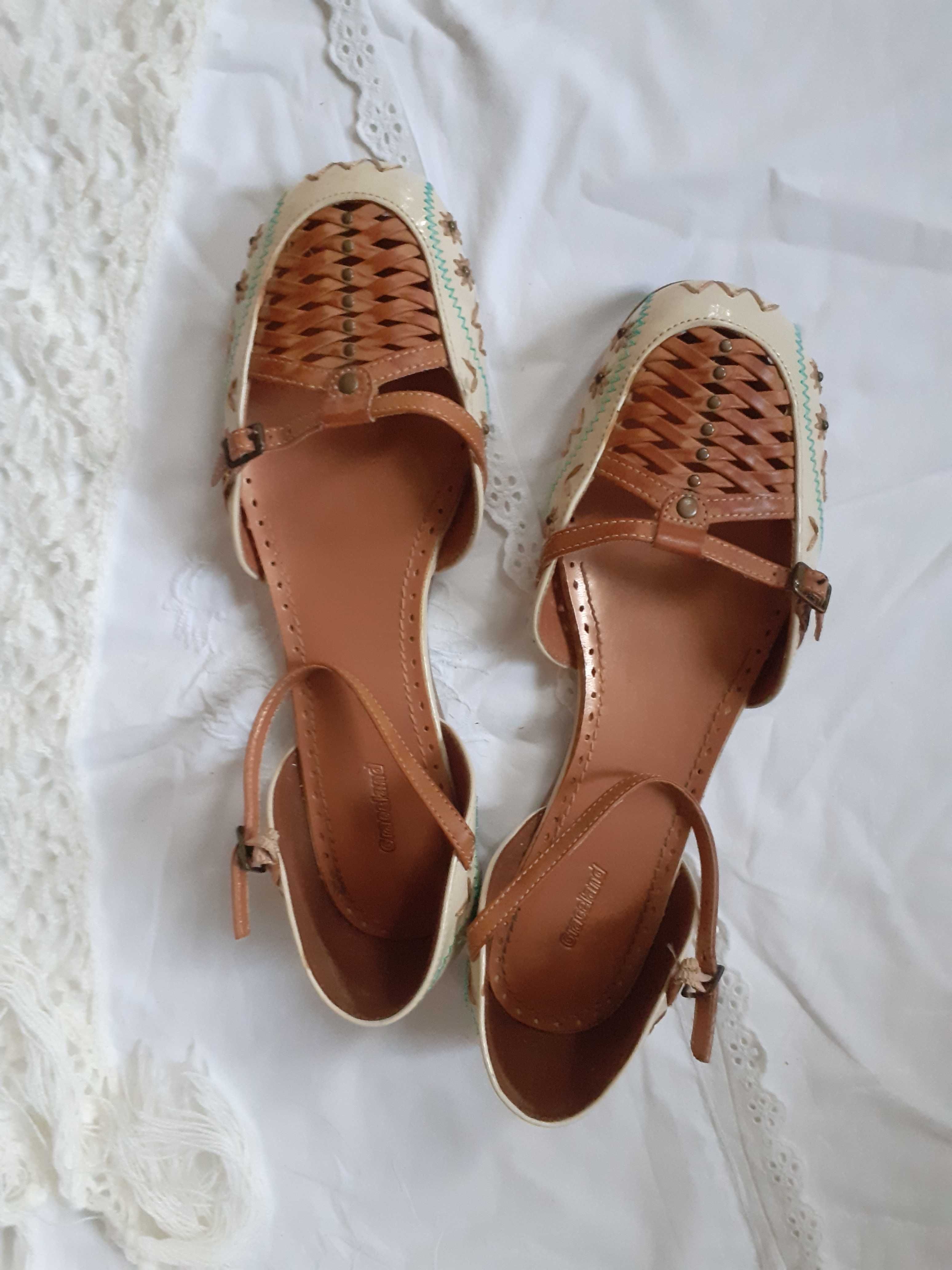 Buty sandały damskie lakierki 42, 27 cm unikat