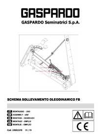 Instrukcja obsługi siewnik GASPARDO Sollevamento