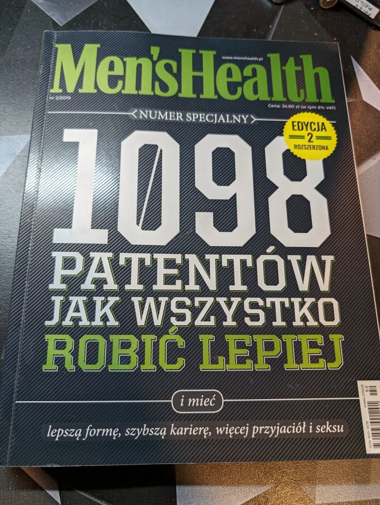 Men's Health: numer specjalny: 1098 patentów jak wszystko robić lepiej