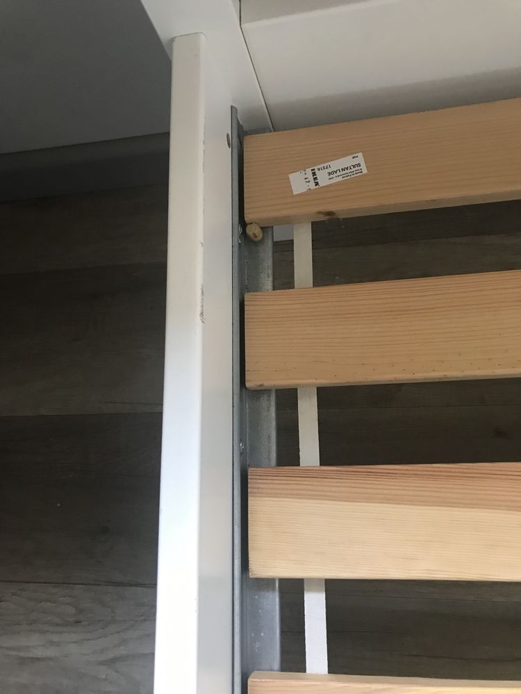 Ramą łóżka dziecięcego 70x160 Kritter Ikea