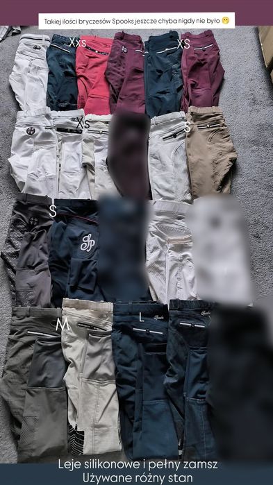 Bryczesy Spooks XXS-XL