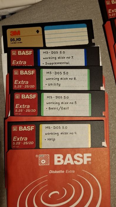 Dyskietki 5,25" BASF