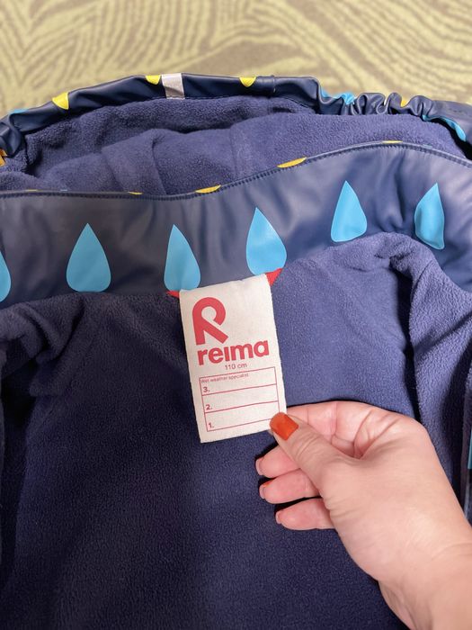 Куртка-дощовик Reima на флісі 110 (як нова)