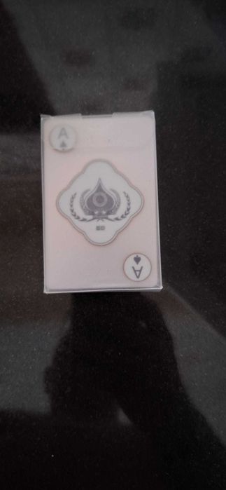 Baralho de cartas novo em plástico transparente, estilo diferente