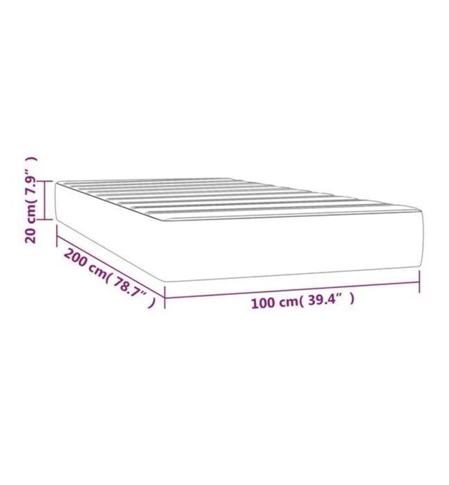 Colchão vida xl branco e cinzento