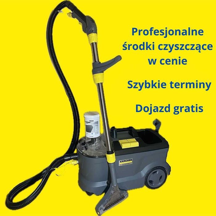 Pranie tapicerki i dywanów Białystok - dojazd i środki piorące gratis