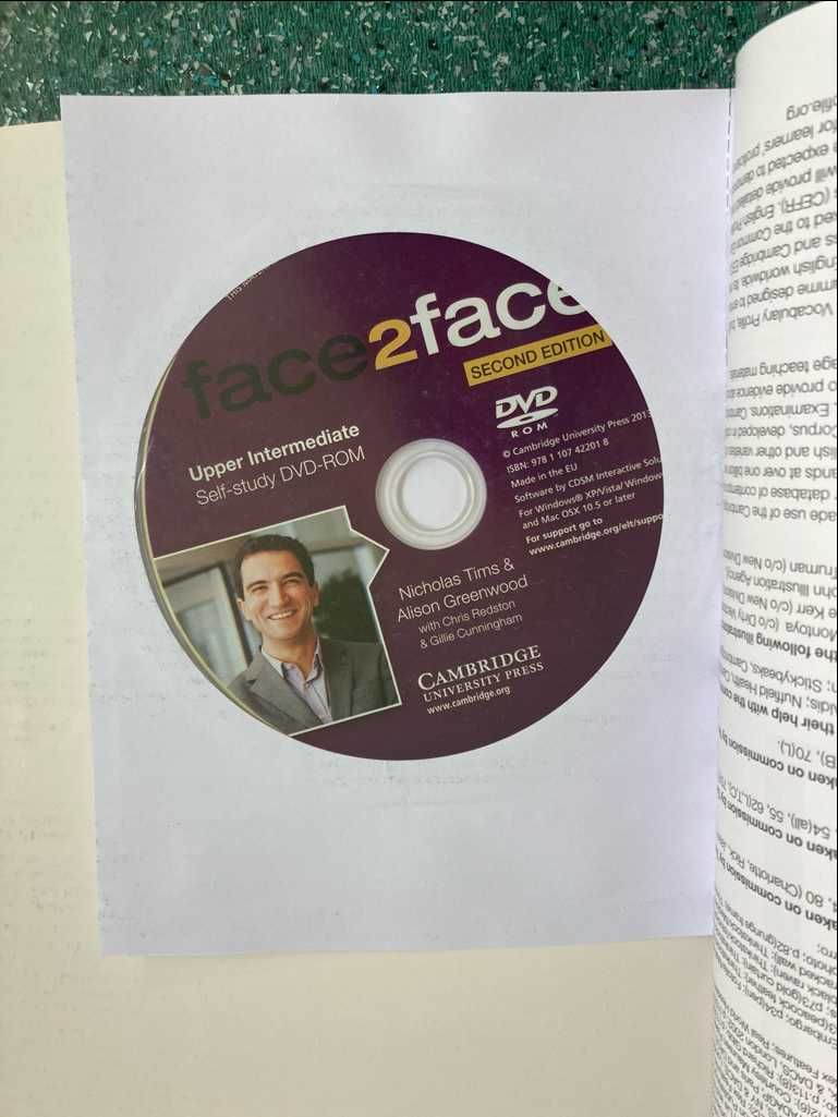 Face2face Upper intermediate 2nd edition + DVD