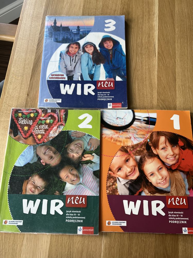 Podręczniki do j. niemieckiego Wir 1,2,3