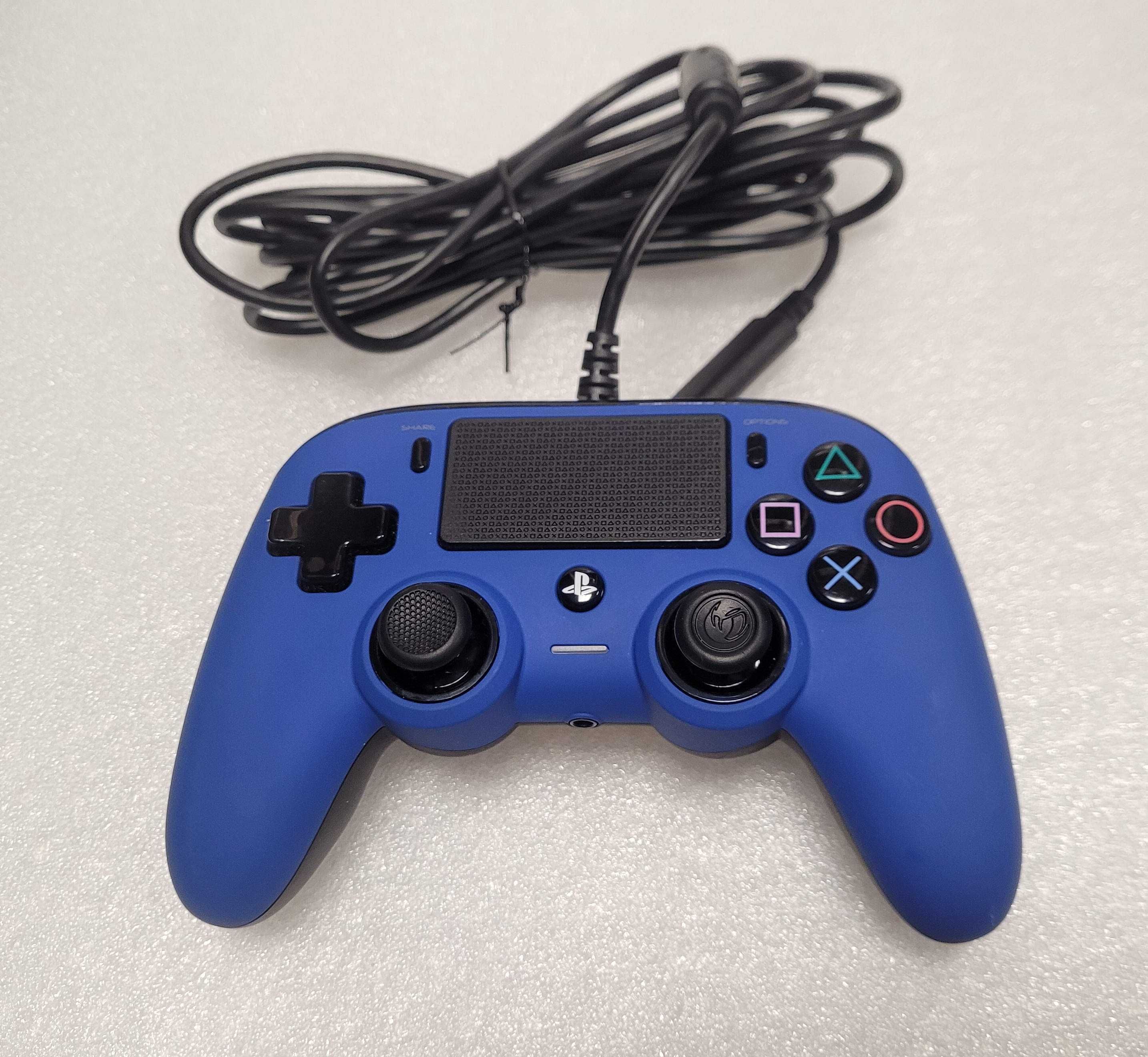 Pad Nacon do PlayStation 4 Ps4 Przewodowy Niebieski Pudełko