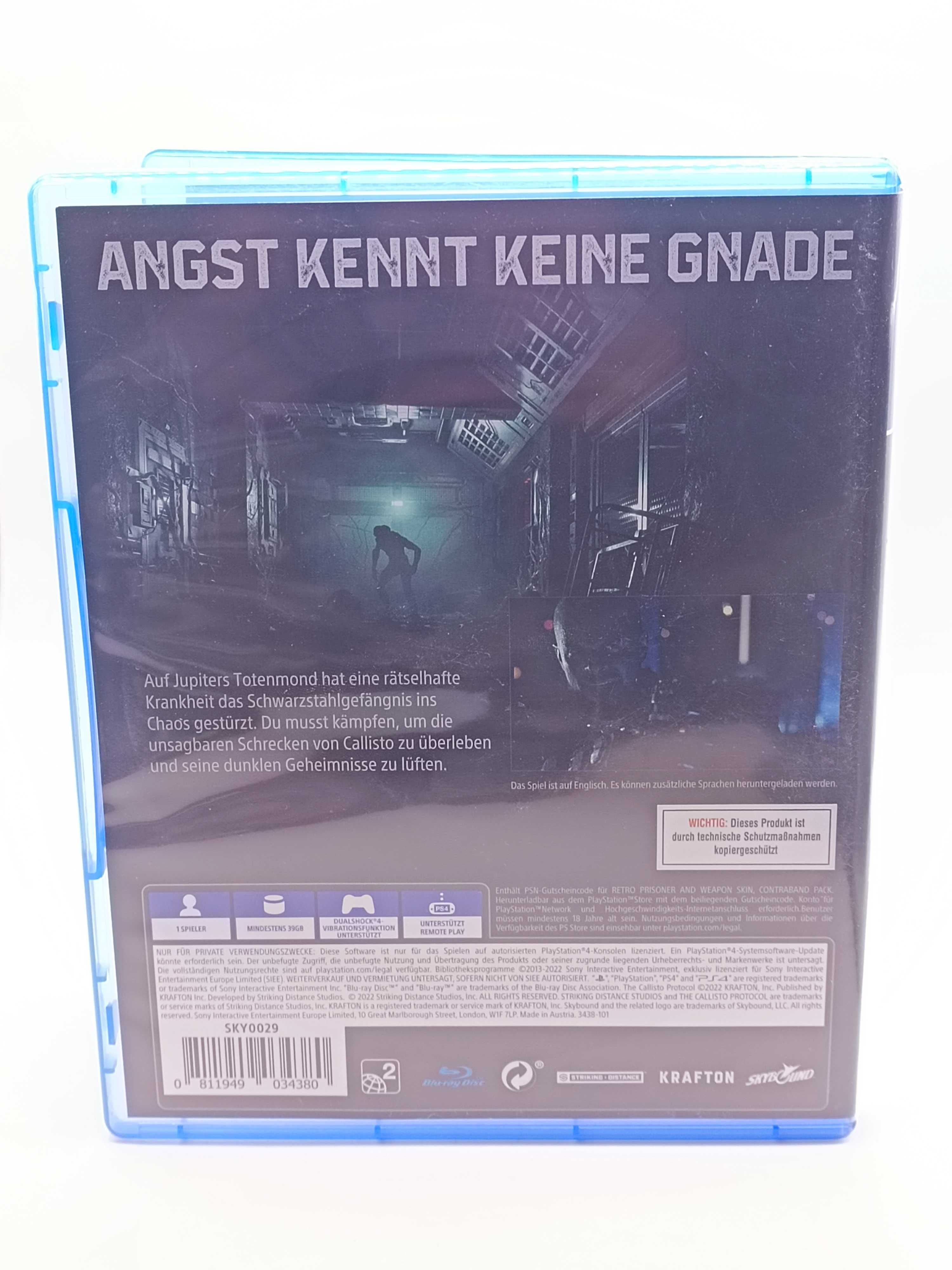 GRA The Callisto Protocol Day One Edition NA PS4 501/06/25s