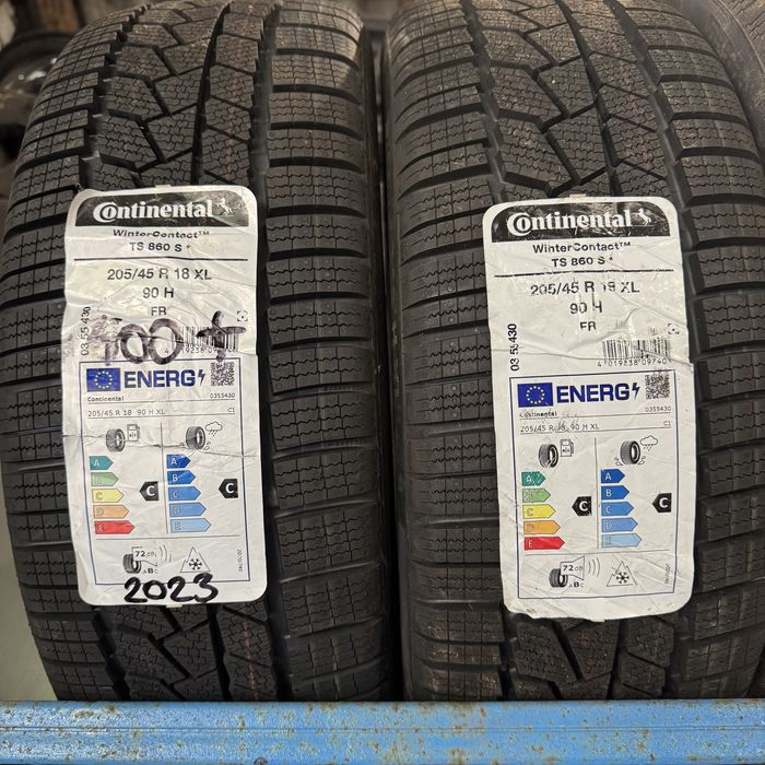 2x 205/45r18 Continental Winter Contact TS 860 S NOWE