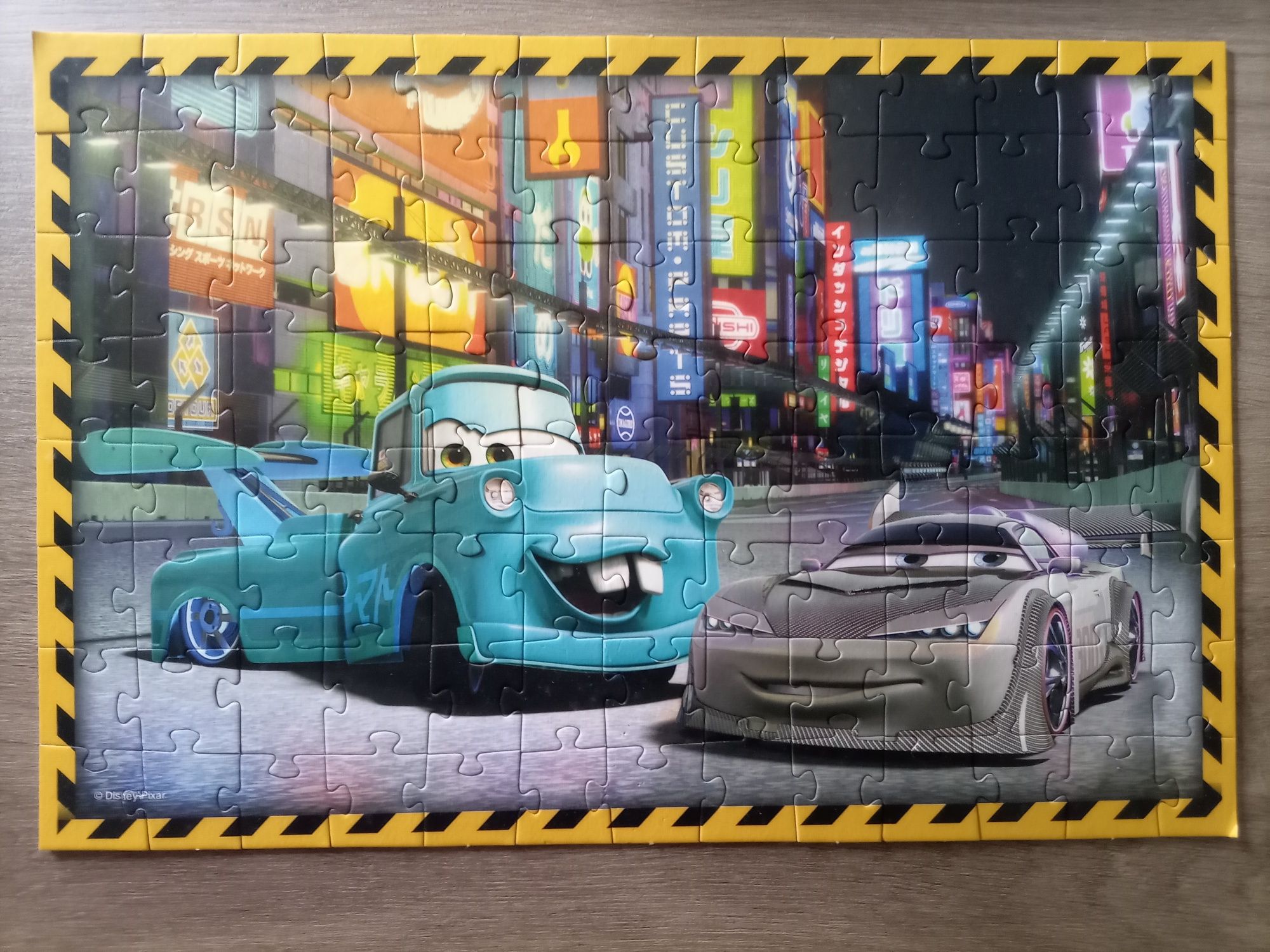 Conjunto de 3 puzzles dos Cars