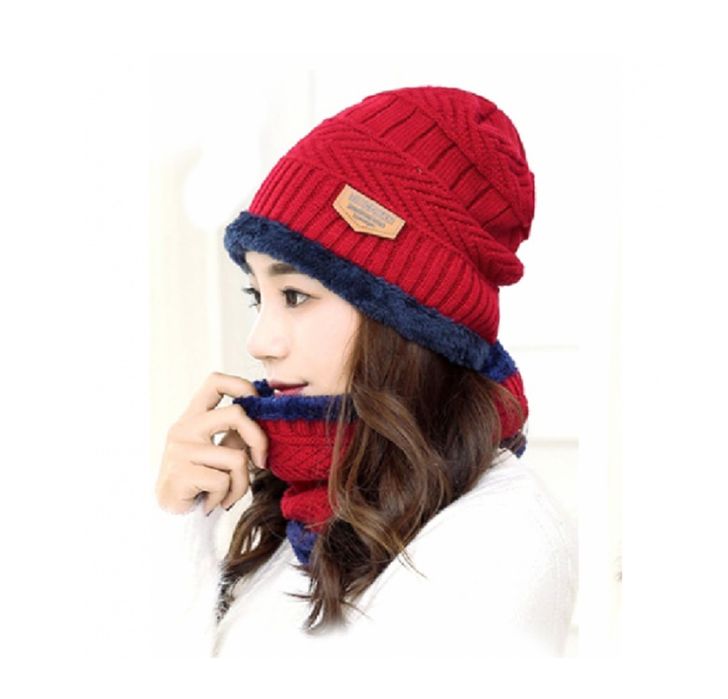 Зимова шапка+баф Song Ting на хутрі унісекс нові