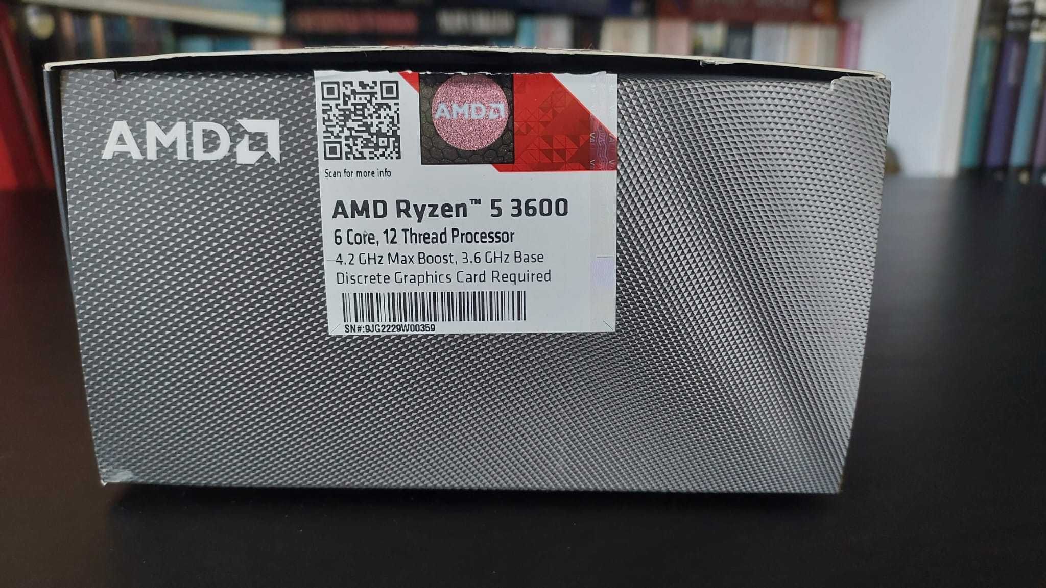 Ryzen 5 3600 c/ caixa e cooler