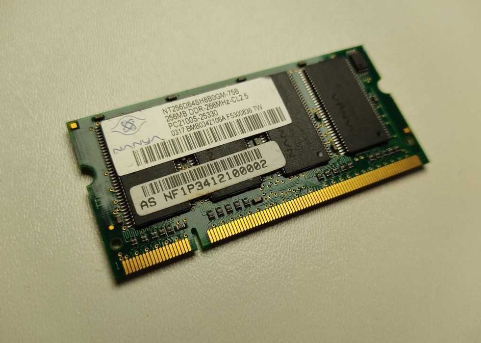 Memória RAM 256MB DDR-266mhz CL2.5 PC2100 - Envio GRÁTIS