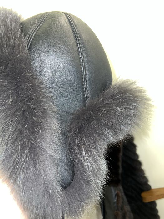 Шапка ушанка натуральный мех