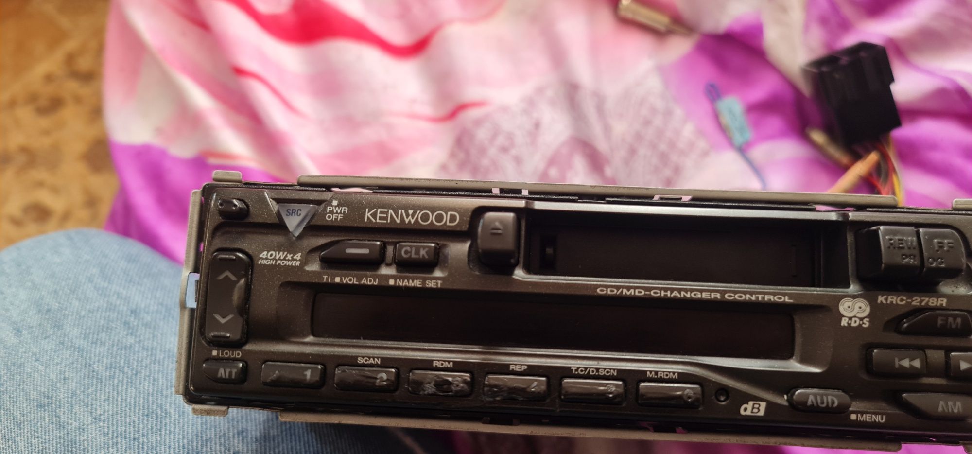 Radio Działa Kasety Niewiem Radio Kenwood  PRL Na Kasety + Radio