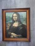 ZADBANY Obraz Mona Lisa 60x50cm Leonardo da Vinci drewniana rama