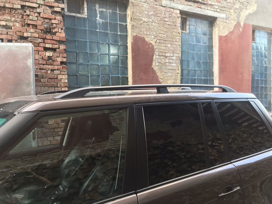 Range Rover Vogue L322 Рейлинги алюминиевые (черные)