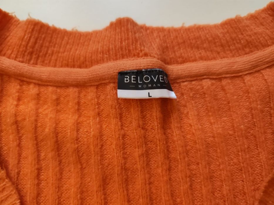 Camisola de inverno laranja