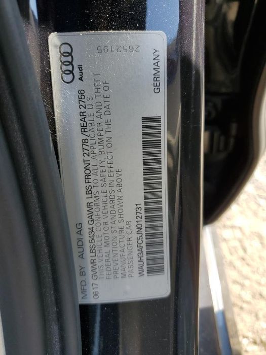 AUDI A6 Prestige, 2017