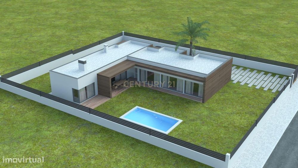 Moradia Térrea T4 com Piscina em Construção - Fernão Ferro