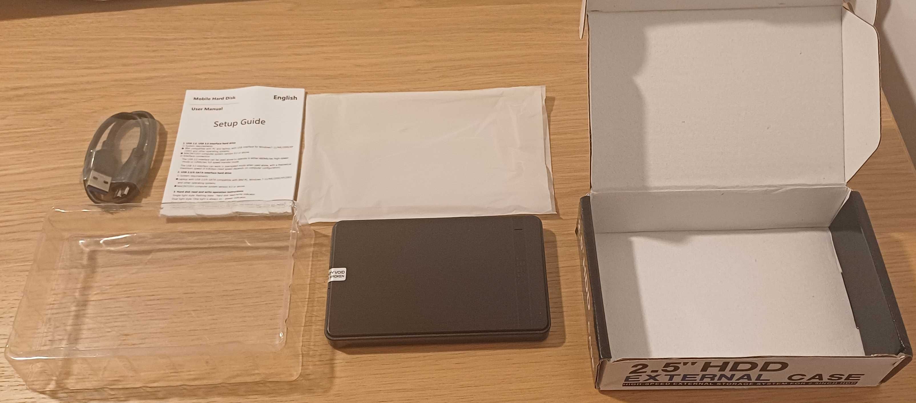 Dysk zewnętrzny 160 GB przenośny 2,5 HDD, USB 3,0 nowy