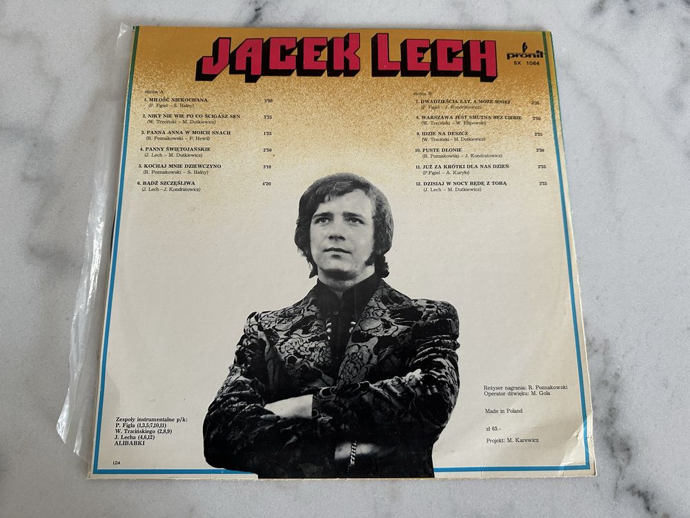 Jacek Lech Bądź Szczęśliwa LP
