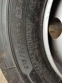 Opony wraz z felgami 215/75 R 17.5