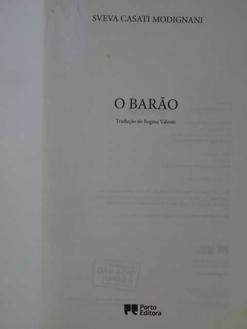 O Barão de Sveva Casati Modignani - 1ª Edição