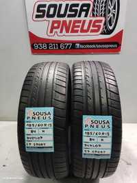 2 pneus semi novos dunlop 185-60r15 - oferta dos portes 80 EUROS