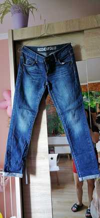 Spodnie jeansy damskie clockhouse