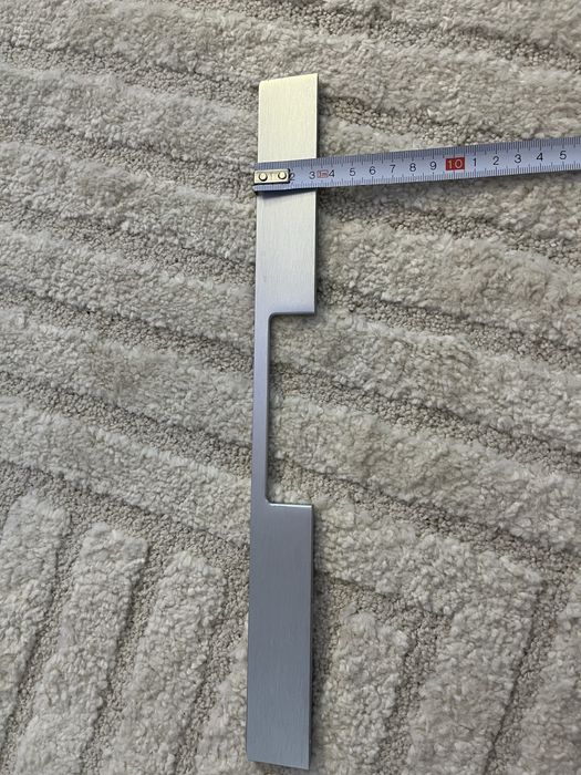 Uchwyty do szafek kuchennych włoskie aluminium szczotkowane