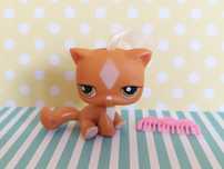 Littlest Pet Shop LPS unikatowy Kot z włosami #226