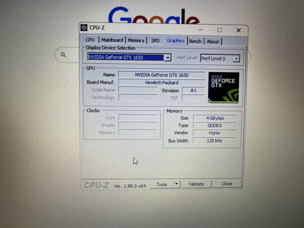 Portatil HP, I7 9Th, Gtx 1650