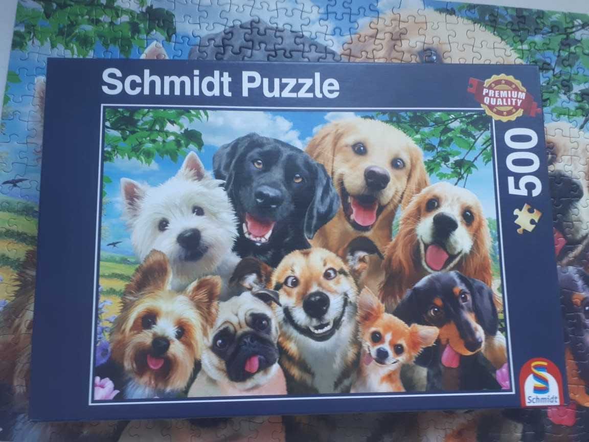 Puzzle 500 elementów pieski