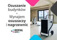 WYNAJEM Osuszaczy powietrza, Nagrzewnic, Osuszanie budynków