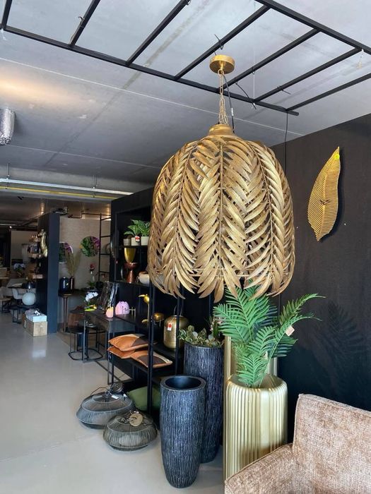 STUNNING Luxury palm leaf lamp by PTMD luxury living(handmade)