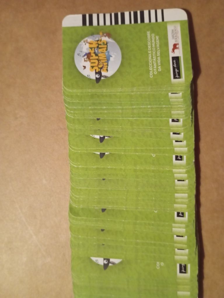 Cartas super animais - vida selvagem
