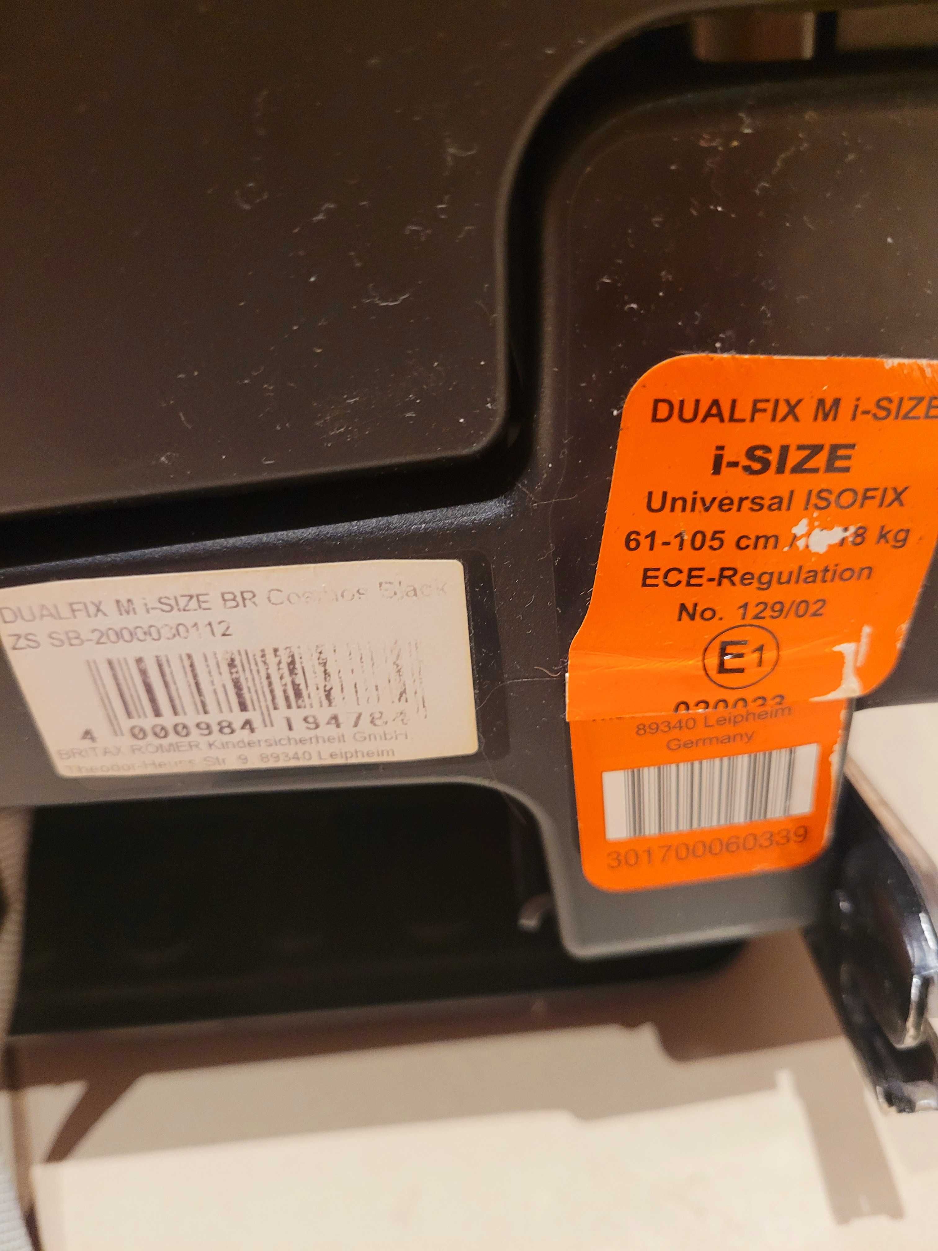 Fotelik samochodowy Britax Römer Dualfix obrotowy 360, do 18kg, 0-4lat