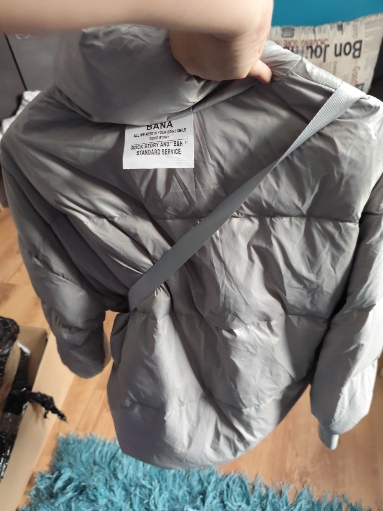 Kurtka damska z misiem torebką L/ xl