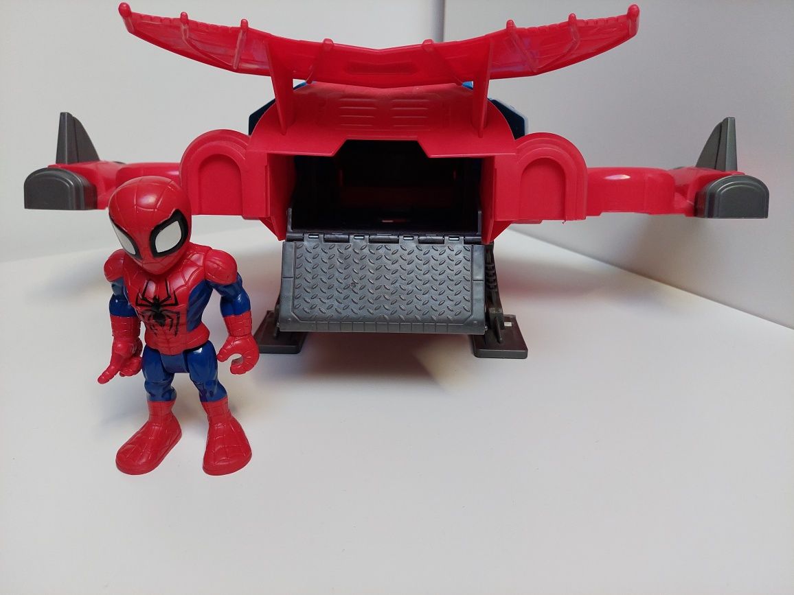 Heróis Marvel Super Hero Adventures Spider-Man Jetquarters