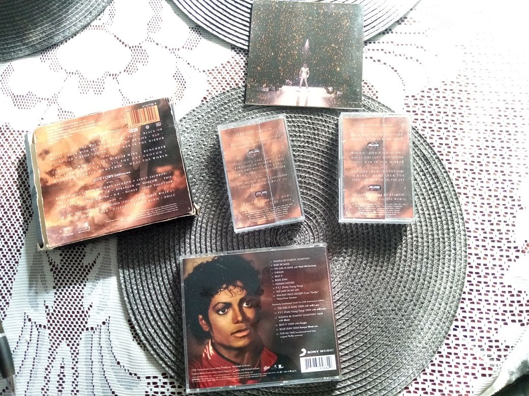 Michael Jackson kasety magnetofonowe i płyta CD