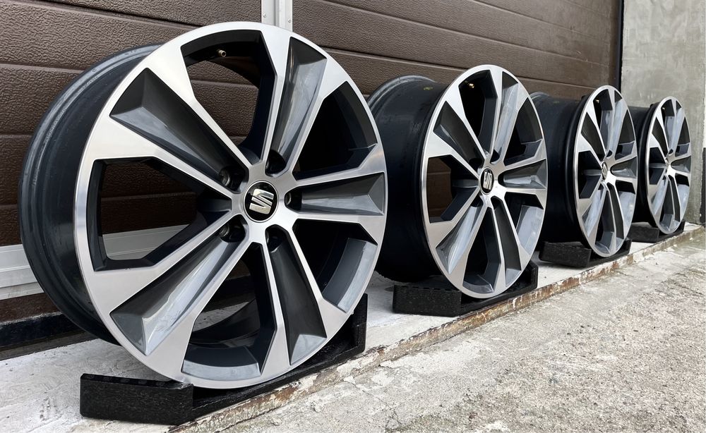 4x felgi aluminiowe 5x112 r17 et45 7J Alufelgi Oryginał Seat 17”