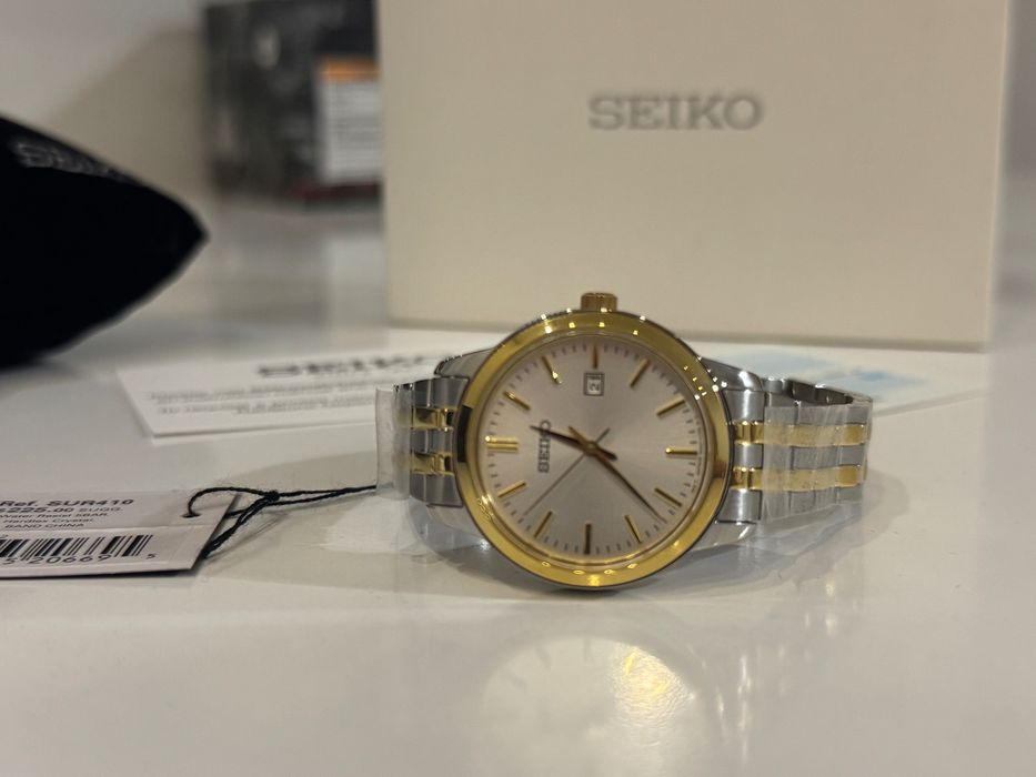 Seiko SUR410 — сапфір, сталь, мінімалізм. 40 мм. Оригінал! Розпродаж!