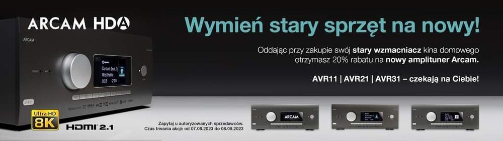 Amplituner Arcam AVR11 Promocja na Amplitunery